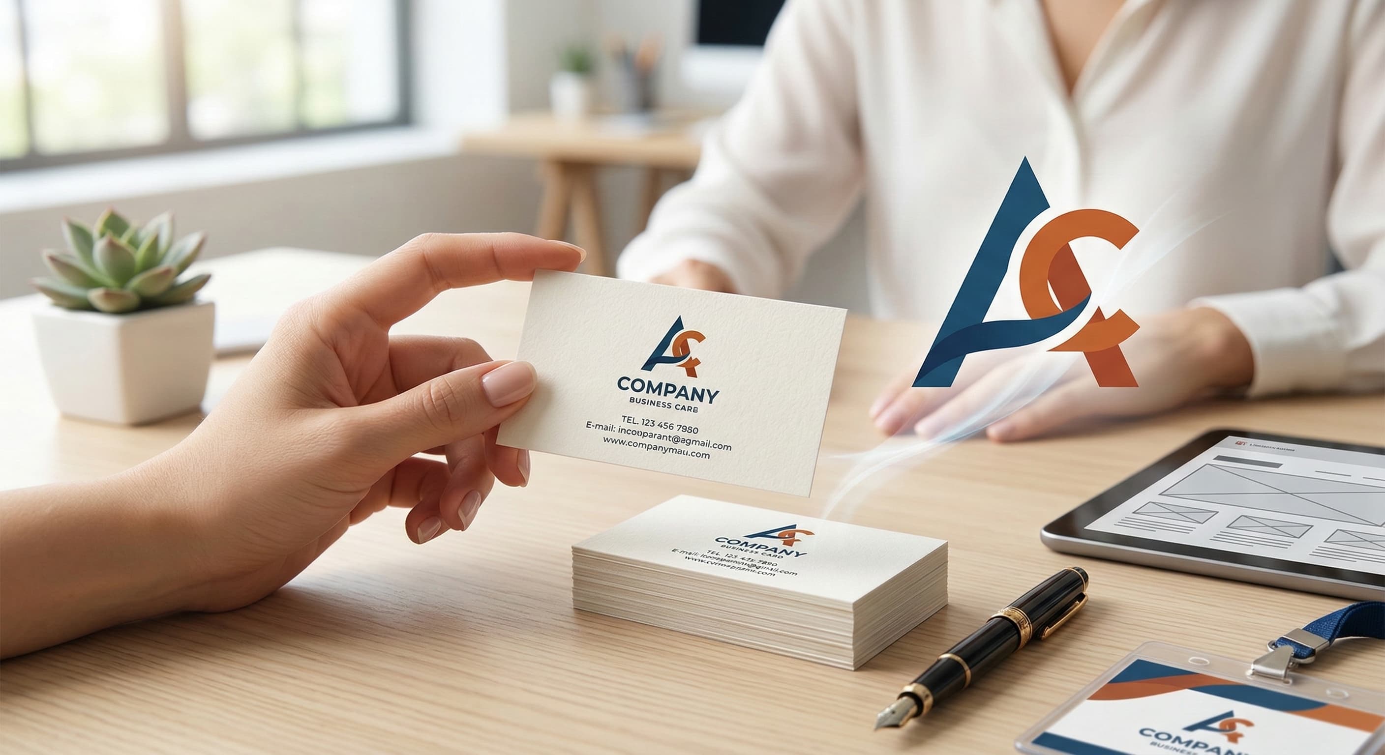 企業ロゴ・名刺デザイン刷新