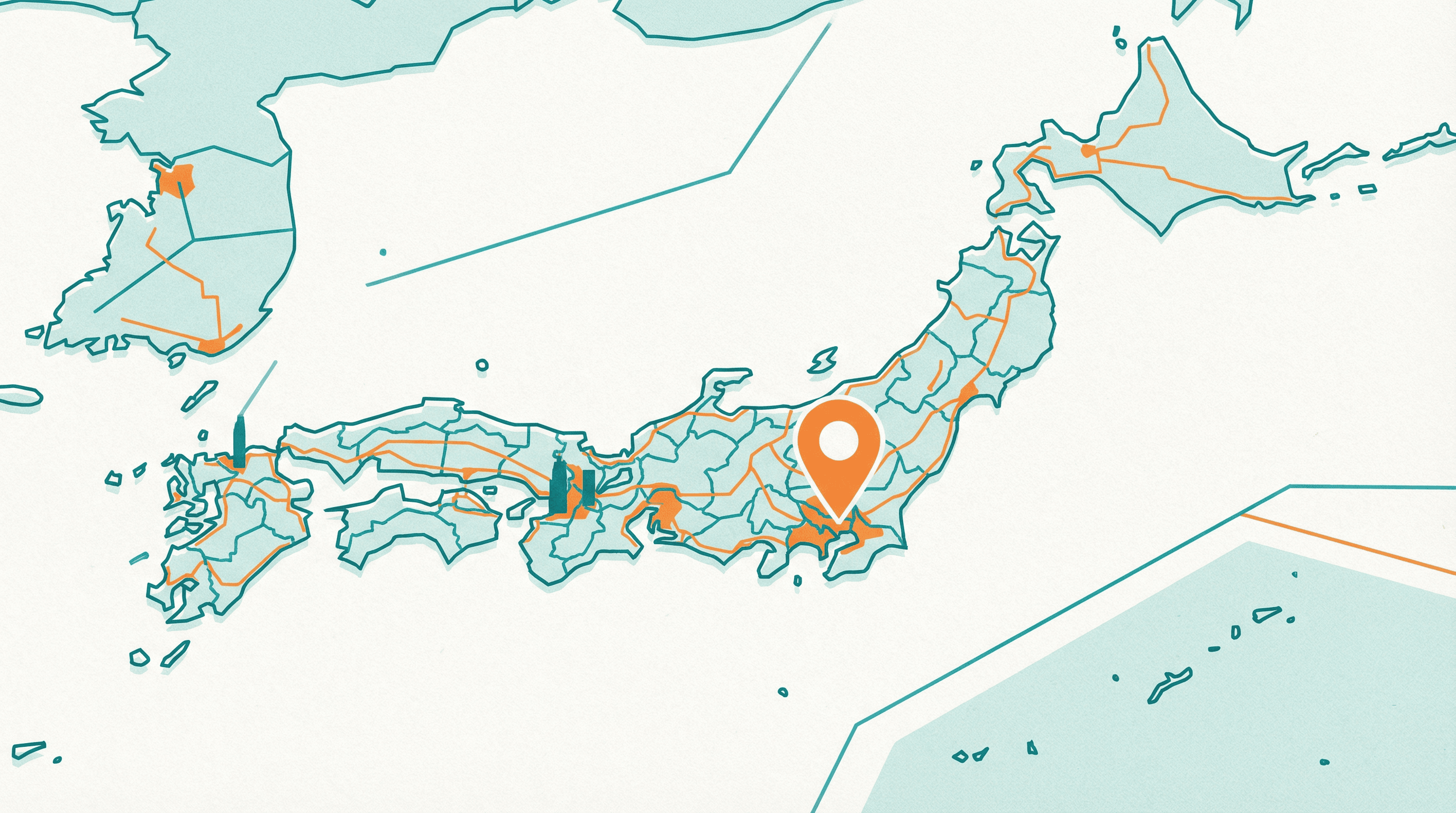 日本全国対応エリアマップ